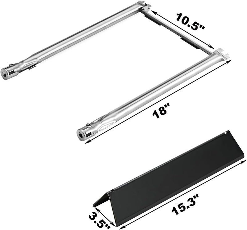 Grillflame Spirit E-210 7635 Flavorizer Bars 69785 Burner Grill Replacement Parts for Weber Spirit and Spirit II 200 Series E-210 S-210 E-220 S-220 ii E-210 II S-210 II E-220 II S-220 Spirit 2 GS4 Grill Parts - Image 2